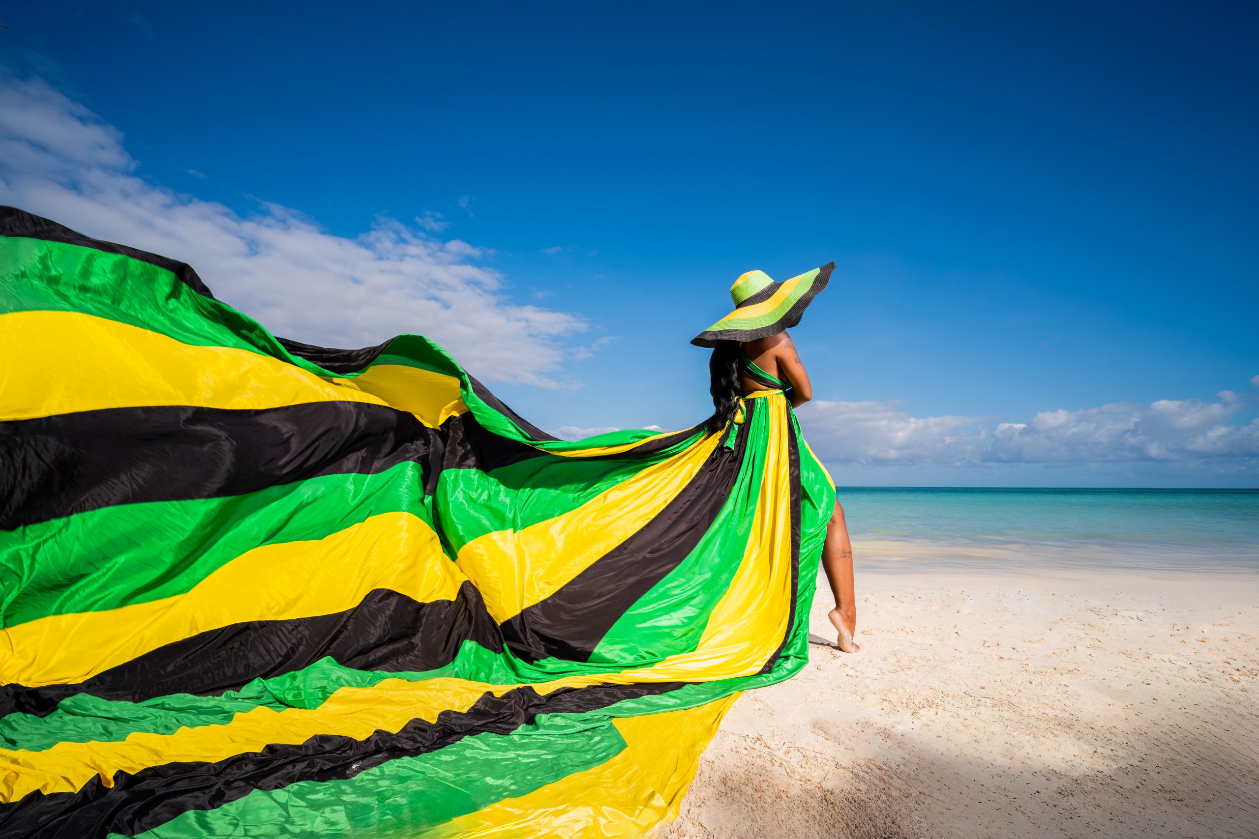 Flying Dress Beach Photoshoot - Image 3