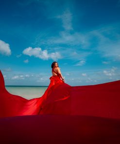 Alternative view of Flying Dress Beach Photoshoot