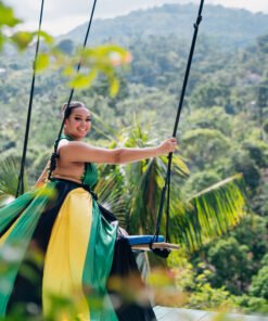 Flying Dress Swing Drone Photoshoot